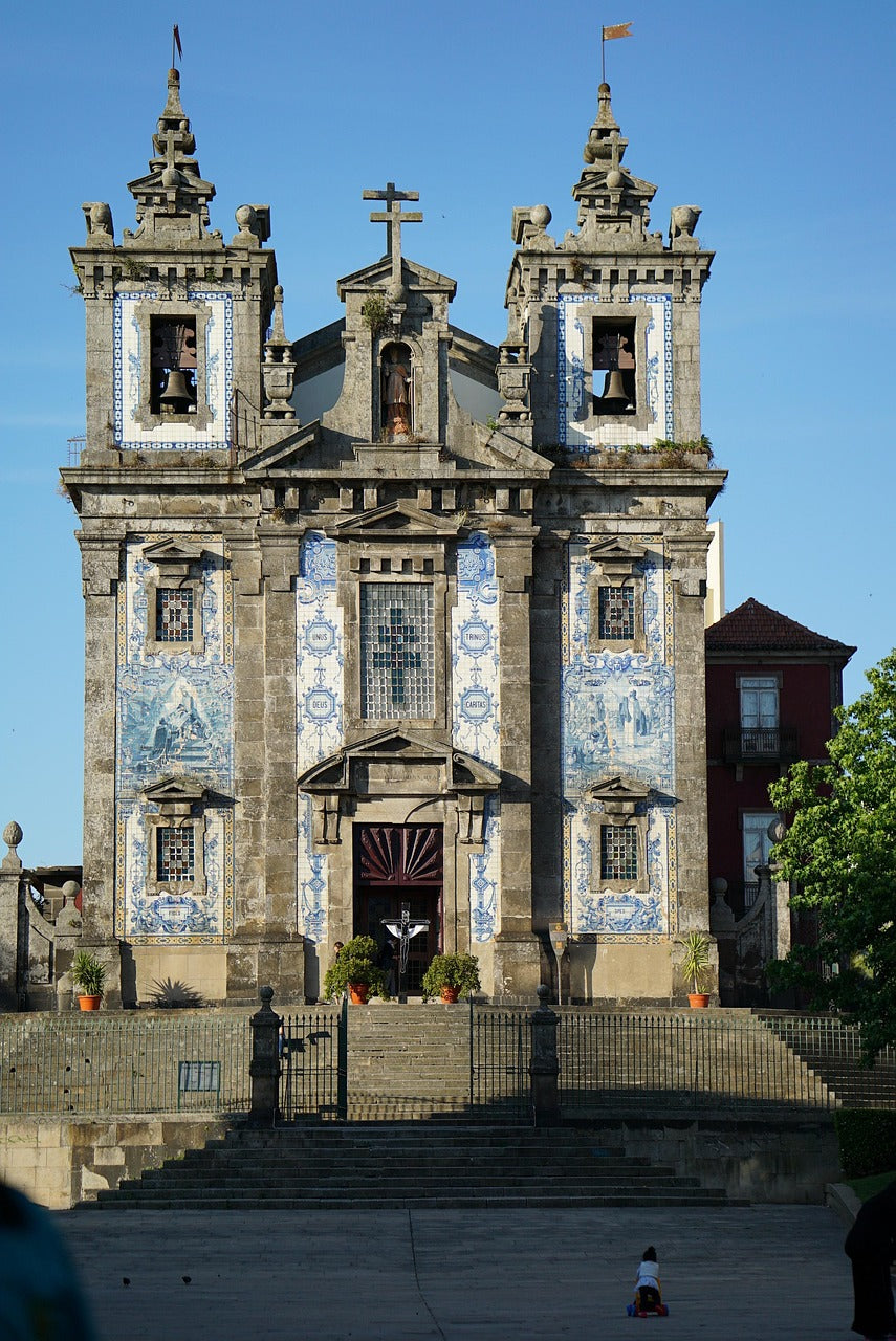 Azulejo tiled facade, Porto